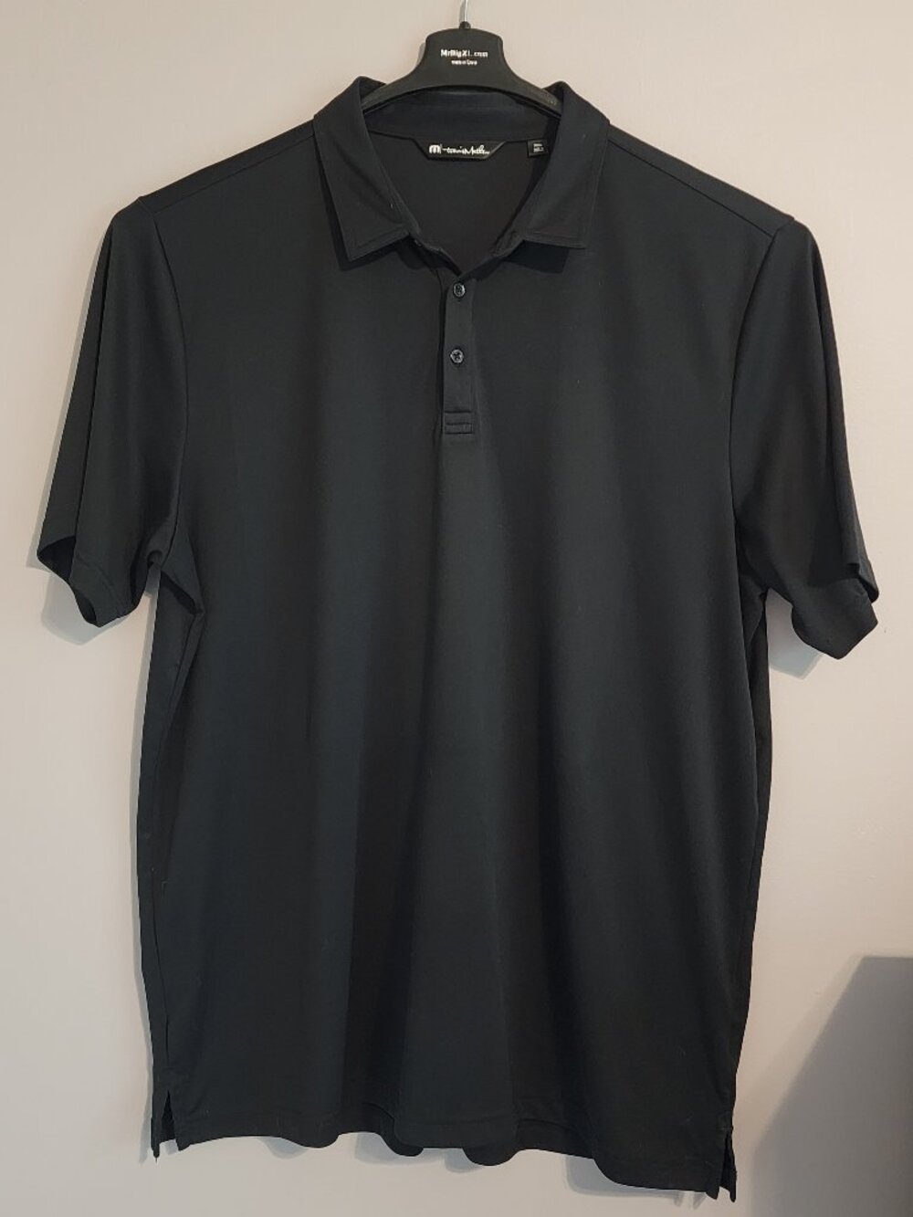 Travis Mathew Black Polo Lightweight Top - 3XL